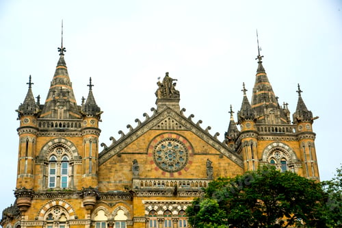 Preview: Facade of Chhatrapati Shivaji Terminus (formerly Victoria Terminus) in Mumbai, India.