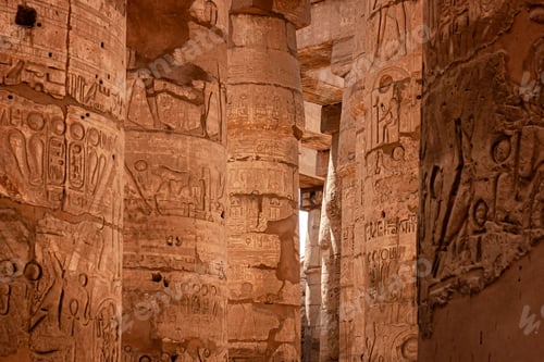 Preview: saeulen in karnak tempel