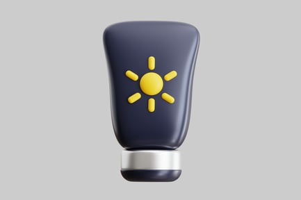 Preview: Sunscreen tube with starburst