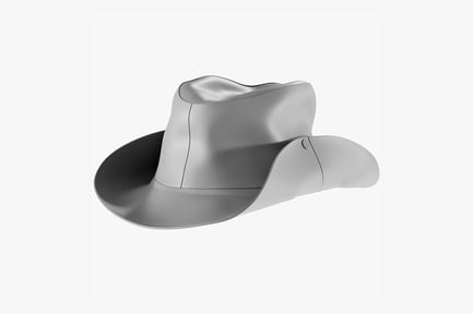 Preview: Classic Cowboy Hat - Men's Fashion