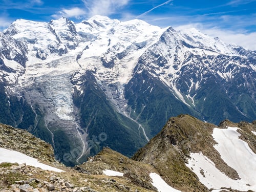 Preview: Mountains views in Chamonix-Montblanc range, France