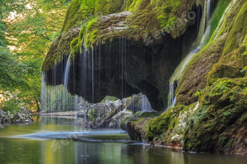 Preview: Bigar Cascade Falls in Nera Beusnita Gorges National Park, Romania.