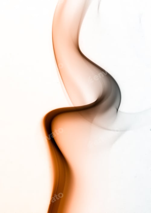 Preview: Vertical shot of abstract smoke on white background - perfect for a cool vertical background