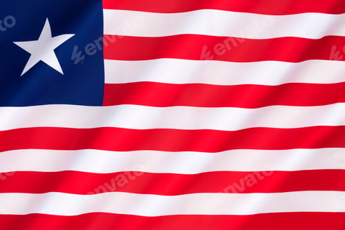 Preview: National flag of Liberia