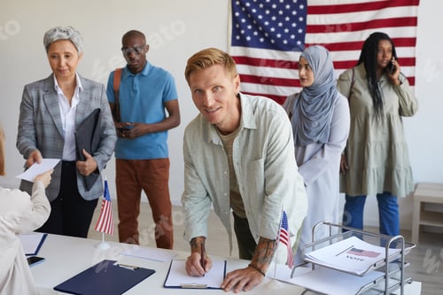 Preview: Voters at Polling Station