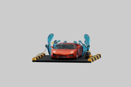 Preview: Sports car wash station asset