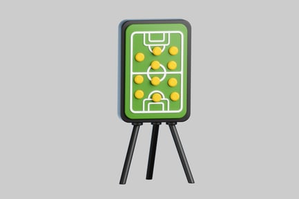Preview: Soccer tactic board on tripod