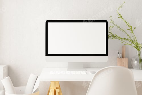 Preview: laptop, mockup, blank screen, computer monitor