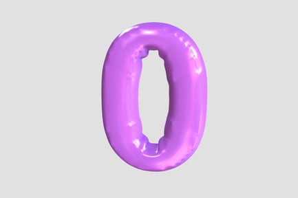 Preview: 3D Number 0