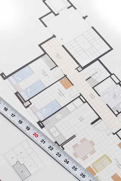 Preview: Architectural plan for building a house