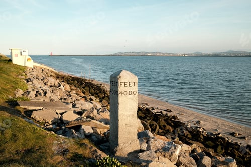 Preview: Scenic view of 4000 foot marker on Dublin's Bull Island