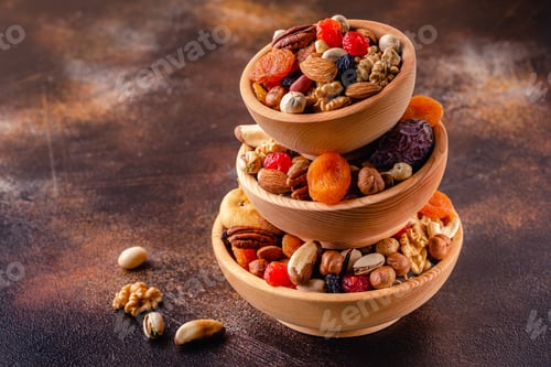 Preview: Snack of Nuts and Dried Fruit.