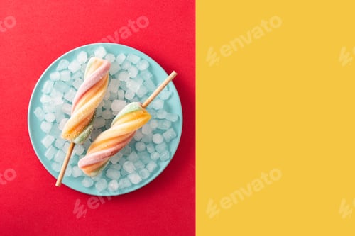 Preview: Spiral colorful popsicles