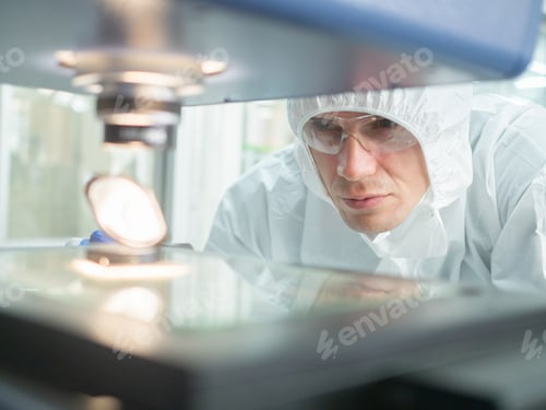 Preview: doctor nurse staff assistance person people wear uniform white glasses research data system technolo