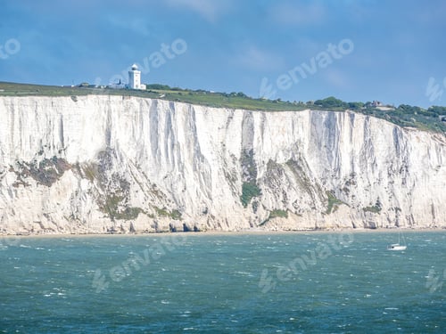 Preview: White cliffs of Dover from the ferry, England