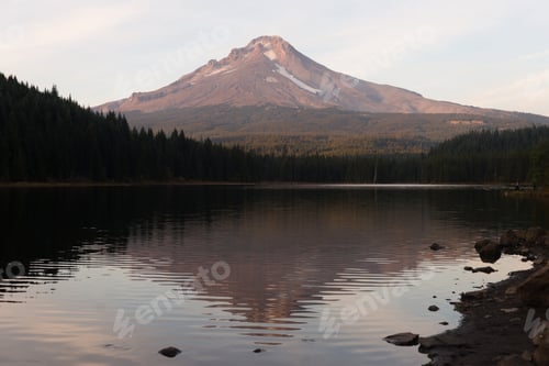 Preview: Summer Time Trillium Lake Timberline Mount Hood Cascade Range Oregon