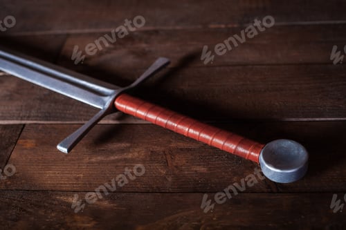 Preview: Old sword medieval weapon blade knight equipment