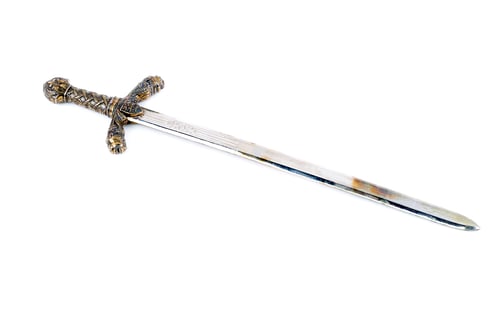 Preview: Sword on a white background