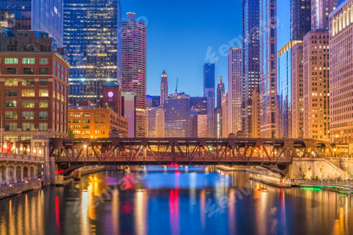 Preview: Chicago, Illinois, USA Cityscape