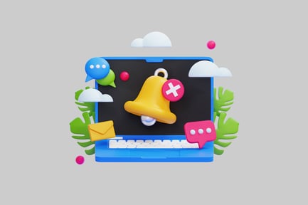 Preview: Alert bell desktop notification scene