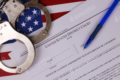 Preview: District court Notice of the lawsuit and request to waive service of a summons