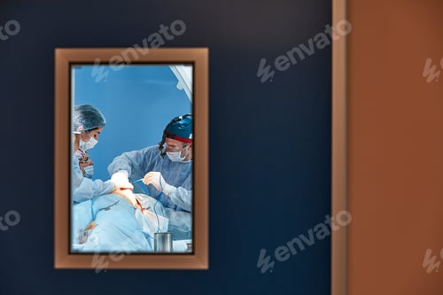 Preview: Behind the doors of the operating room, equipment and medical devices in the modern operating room.