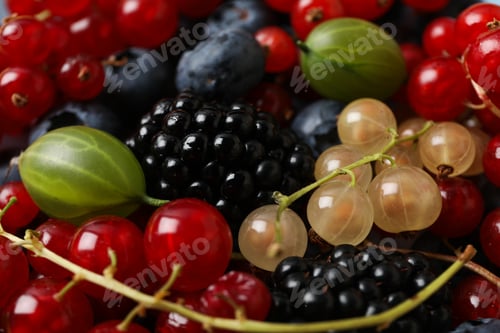 Preview: Tasty and delicious summer food, berries, healthy food concept