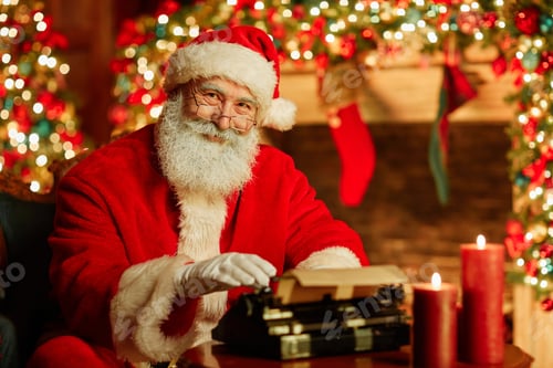 Preview: Santa Claus Typing Letter
