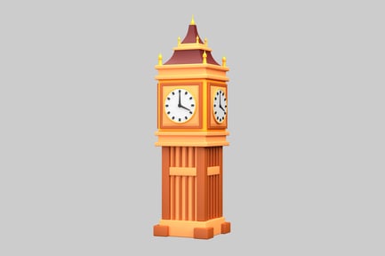 Preview: Big ben landmark clock tower