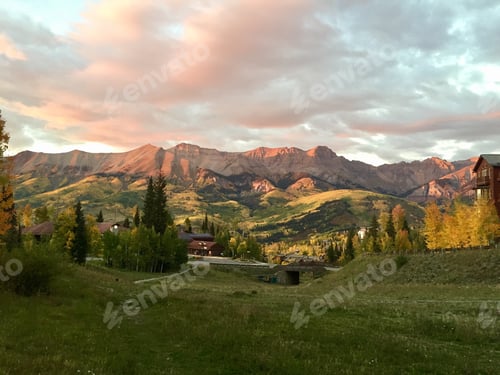 Preview: Mountain Village, CO at sunset