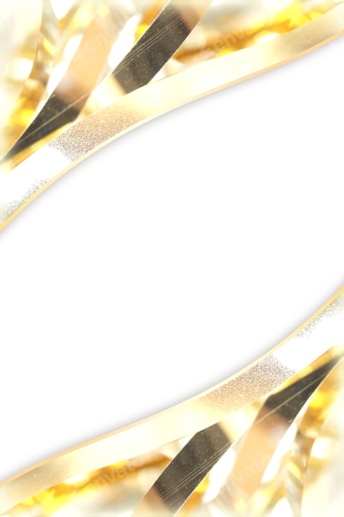 Preview: Gold Silver Tinsel Background For Christmas, Happy New Year