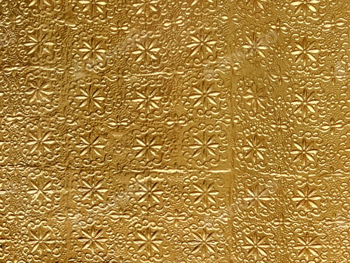 Preview: Golden metal ornament texture used as background