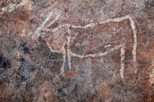 Preview: Bushmen rock painting - South Africa