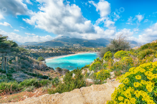 Preview: Fabulous seascape of Guidaloca Beach near Castellammare del Golfo.