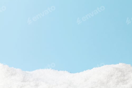 Preview: Christmas greeting card with snow