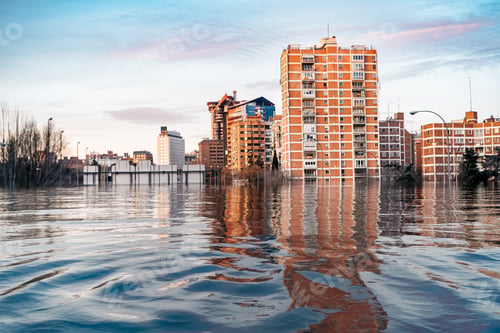 Preview: Devastating effects of a hypothetical flood of water in Madrid due to the effects of global warming