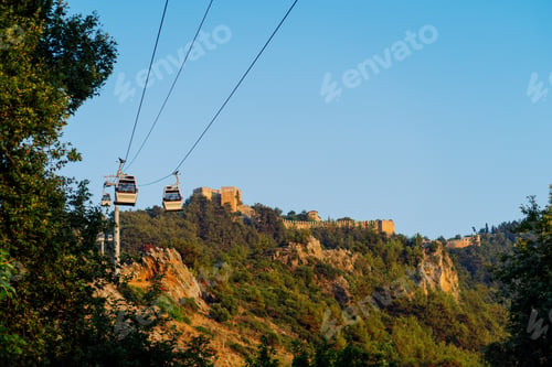 Preview: Cable car overlooking tress, Turkey