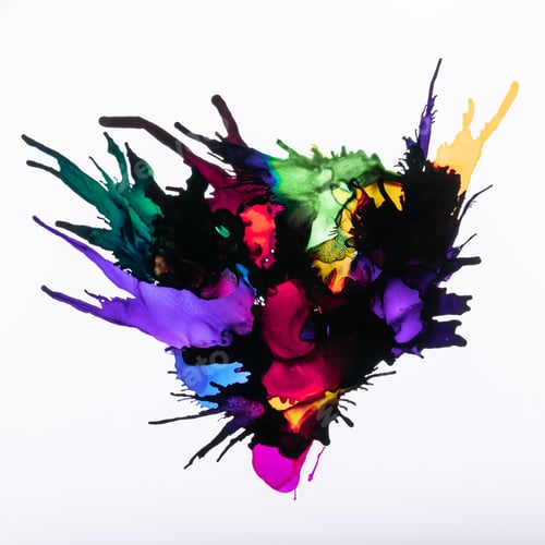 Preview: Mix of colorful paint