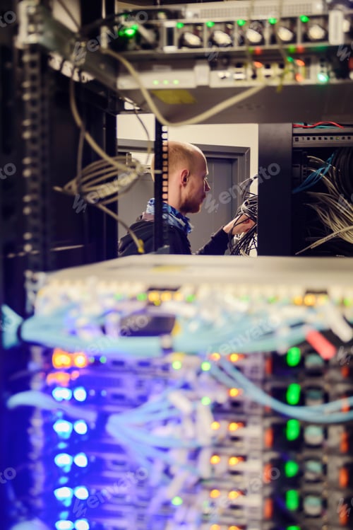 Preview: Engineer working with hardware