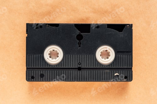 Preview: Used video casette tape, retro technology