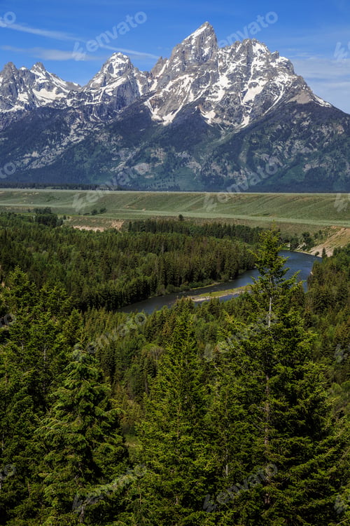 Preview: Snake River Overlook Of The Grand Tetons, Grand Teton National Park Wyoming
