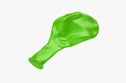 Preview: Deflated Lime Balloon