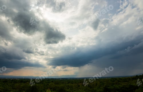 Preview: thunder storm sky Rain clouds