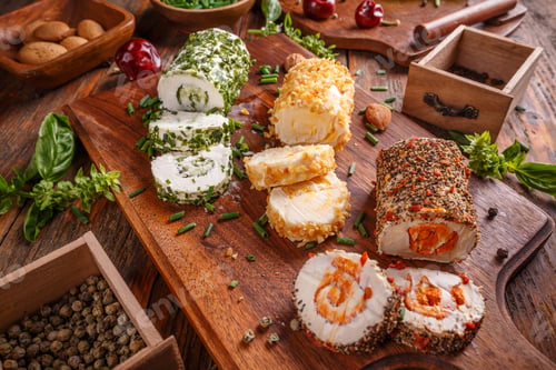 Preview: Cottage cheese with colorful stuffing