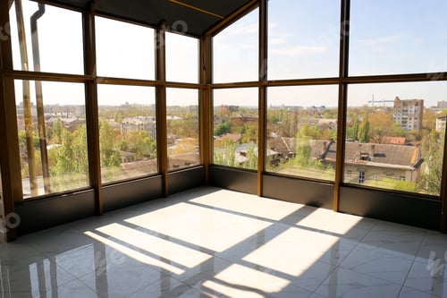 Office window view
