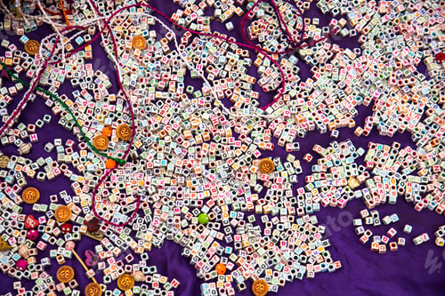Preview: The alphabet bead for background content