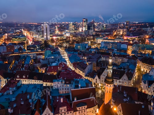 Preview: Aerial view to Tallinn old town
