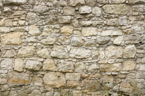 Preview: Texture of stone wall with many big brown stones