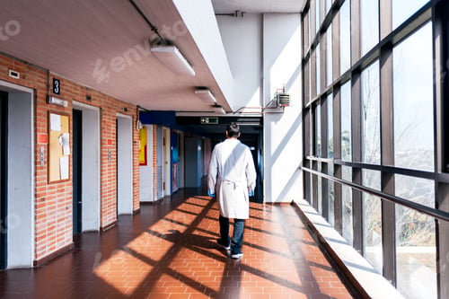 Preview: Male Scientist in White Coat