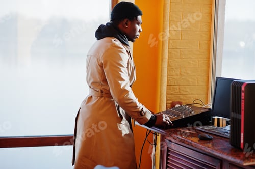 Preview: African american man dj
